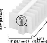 Allen-Bradley - TERM BLCK PNL MTD 12P 25A WHT