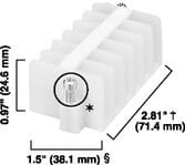 Allen-Bradley - TERM BLCK PNL MTD 6P 25A WHT