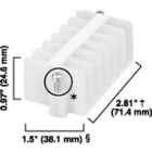 Allen-Bradley - TERM BLCK PNL MTD 6P 25A WHT