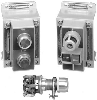 Allen-Bradley - 30mm 800H FEED STOP Red Legend