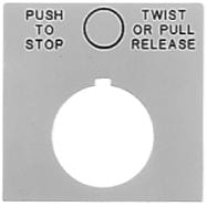 Allen-Bradley - 30mm 800H PUSH-TO-STOP/TWIST R
