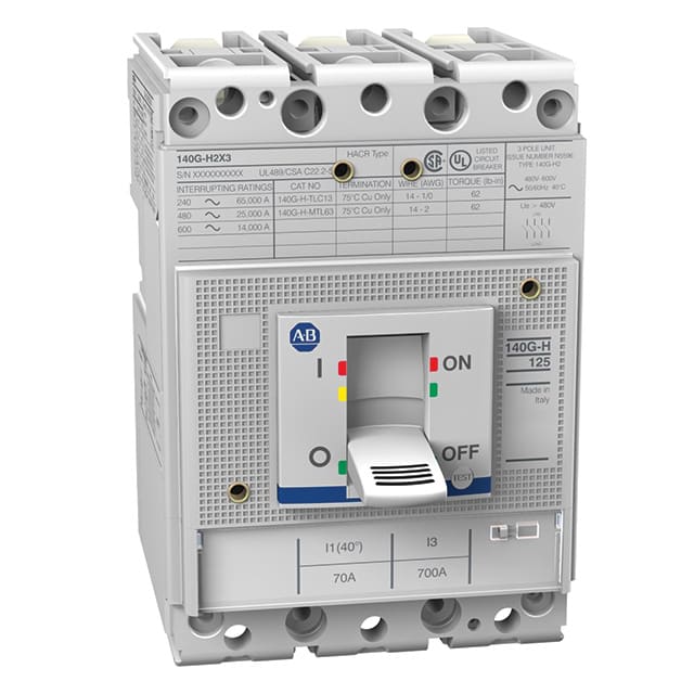 Allen-Bradley - 140G 250A Molded Case Frame
