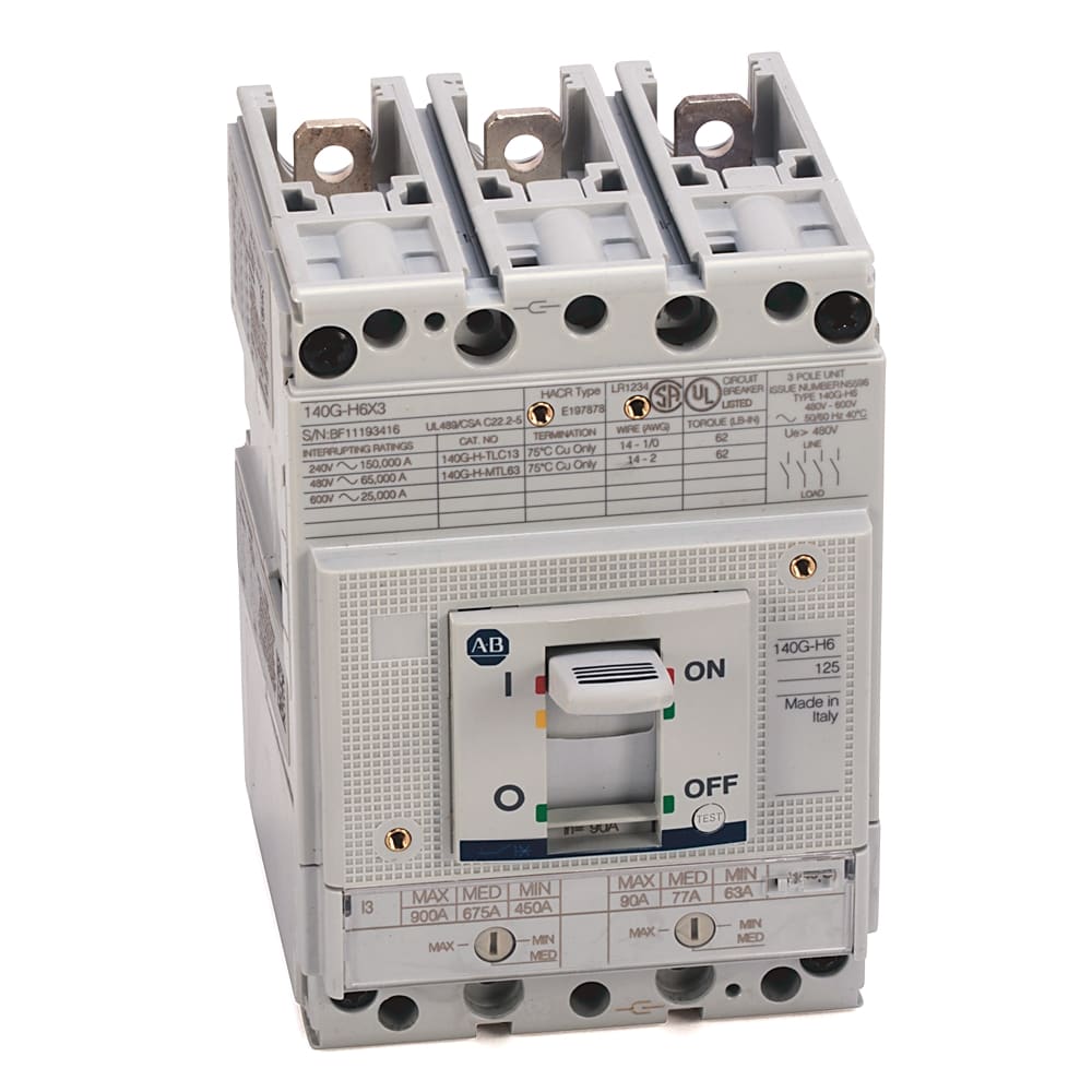 Allen-Bradley - 140G 125A Frame Molded Case Ck
