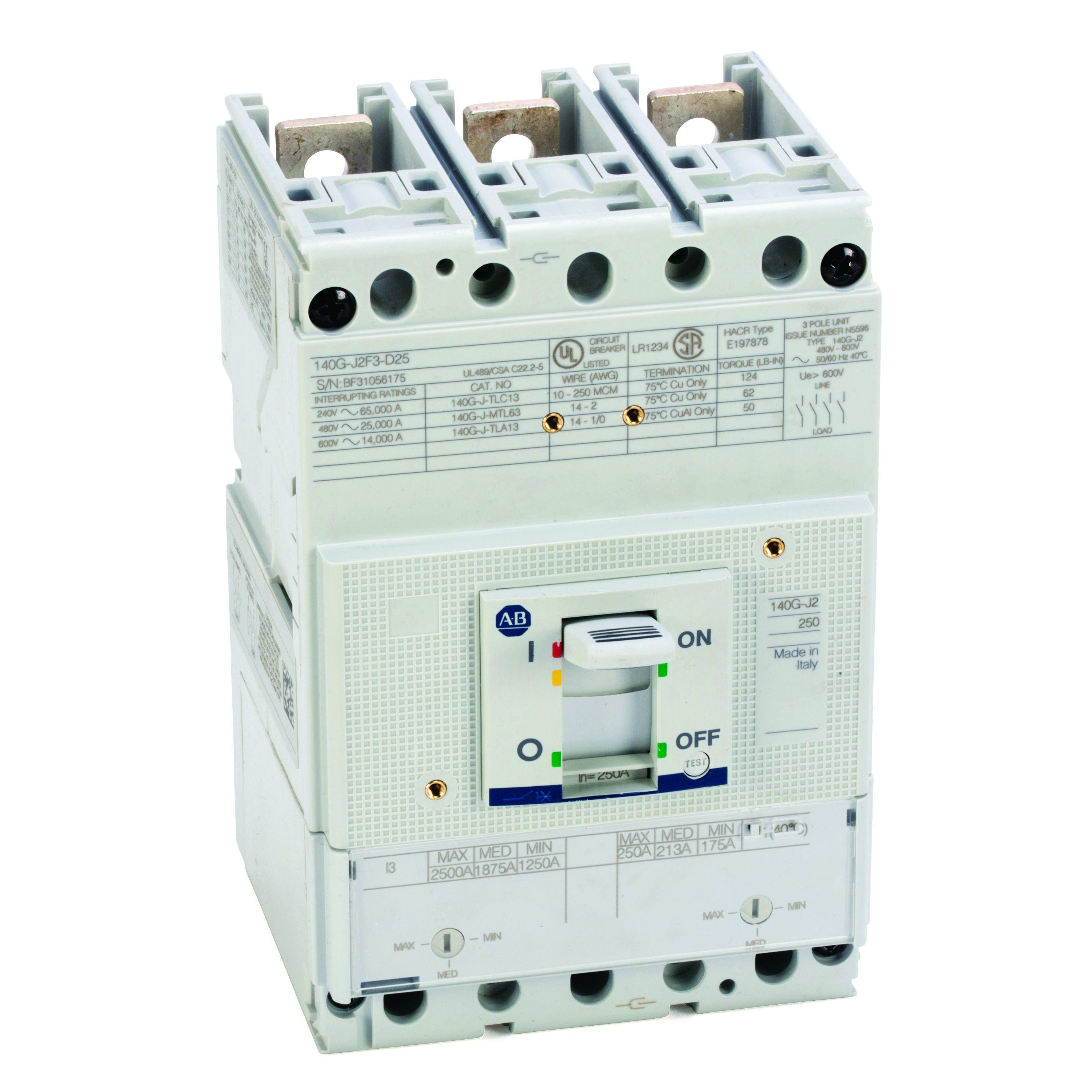 Allen-Bradley - 140G 250A J Frame Molded Case
