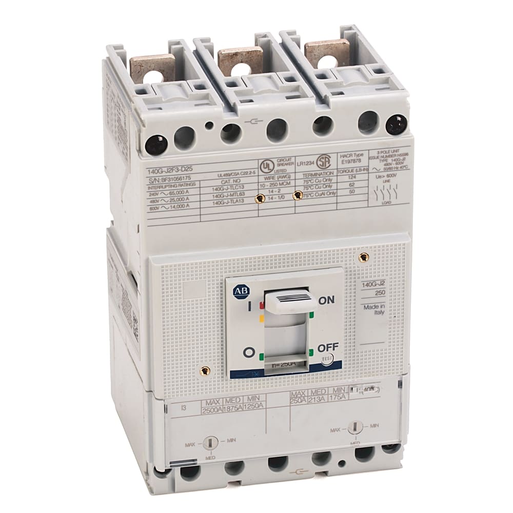 Allen-Bradley - 140G 250A J Frame Molded Case