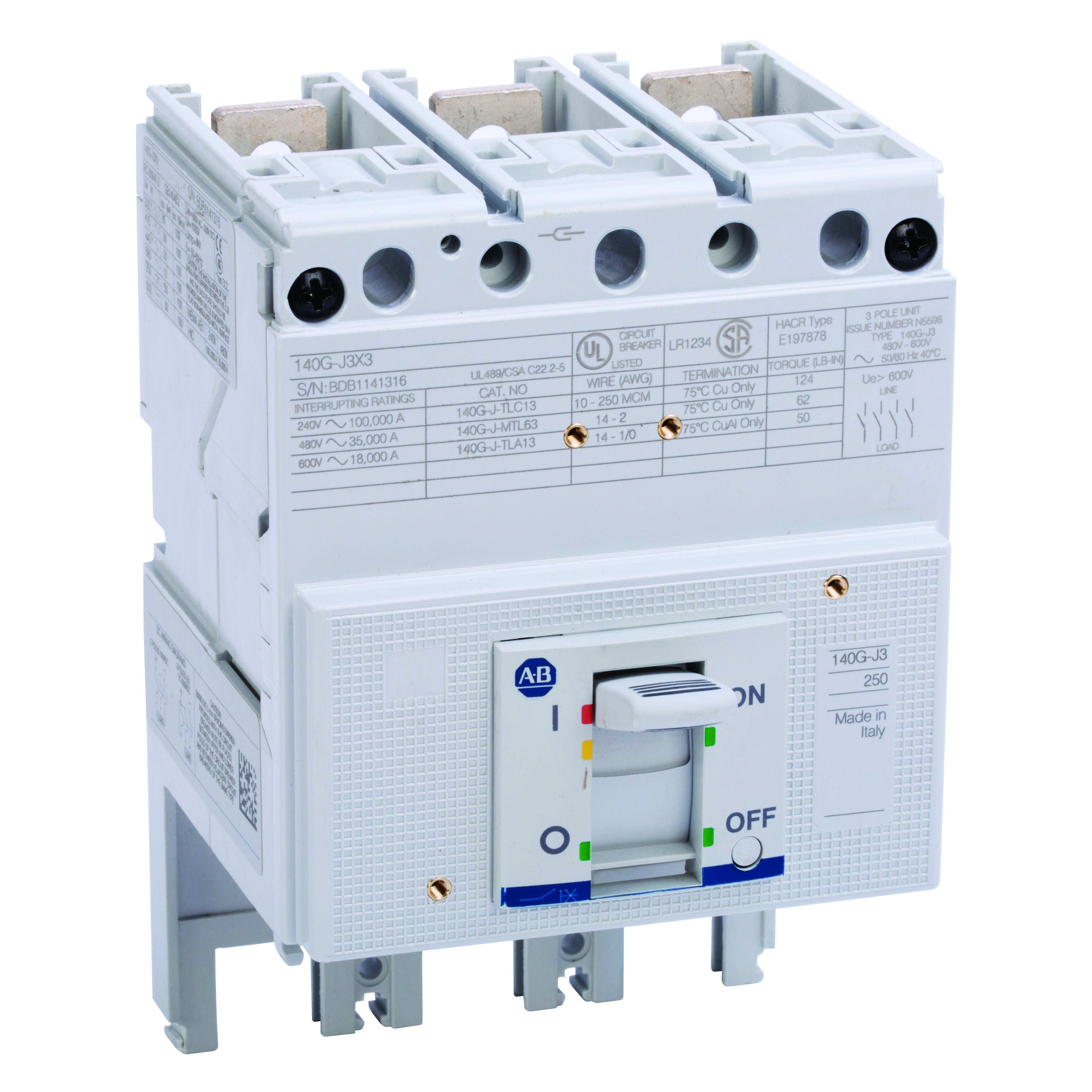 Allen-Bradley - 140G 250A Molded Case Frame