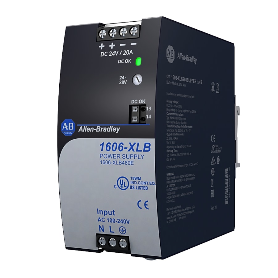 Allen-Bradley - XLB Power Supply 480W 24VDC 20