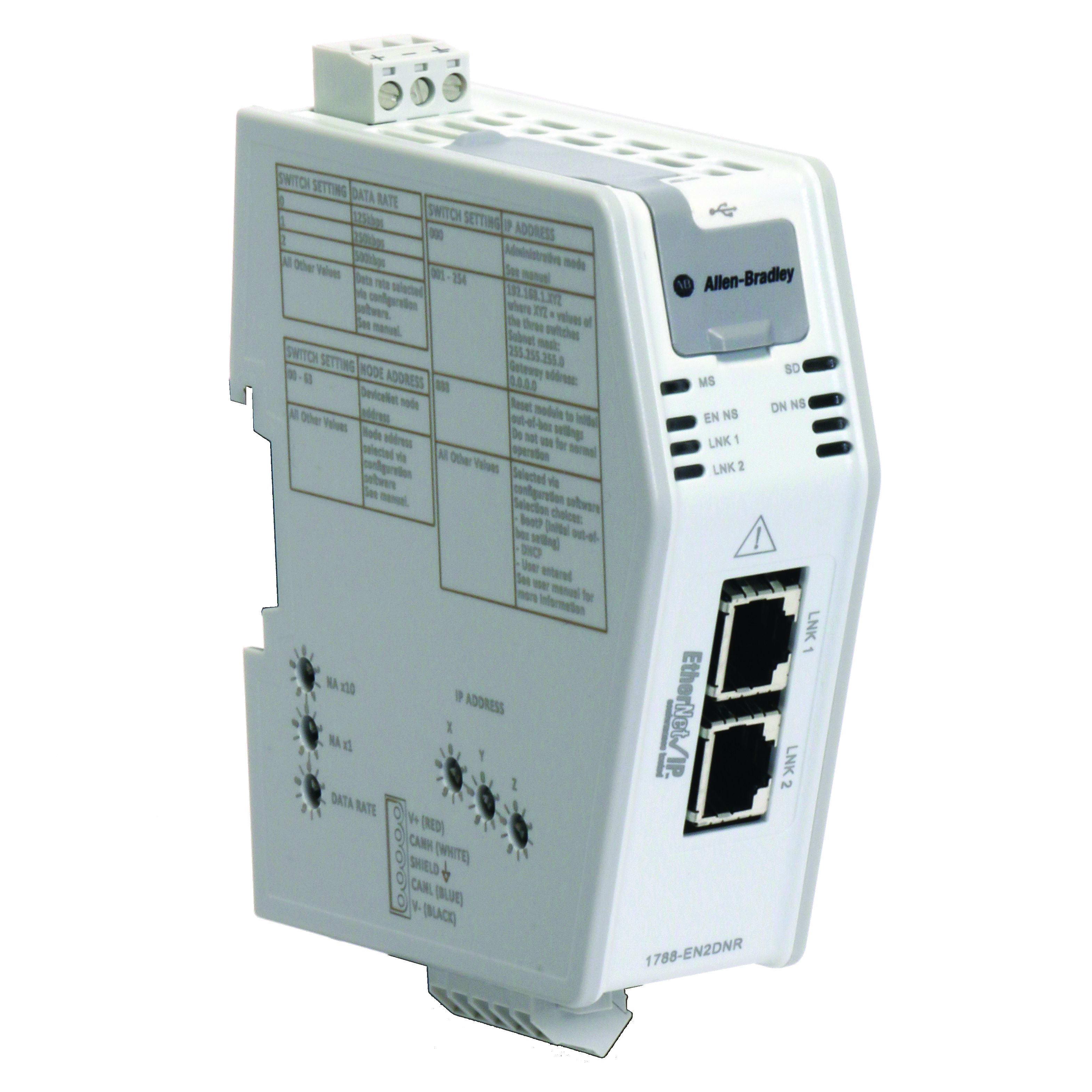 Allen-Bradley - EtherNet/IP to DevicNet Linkin