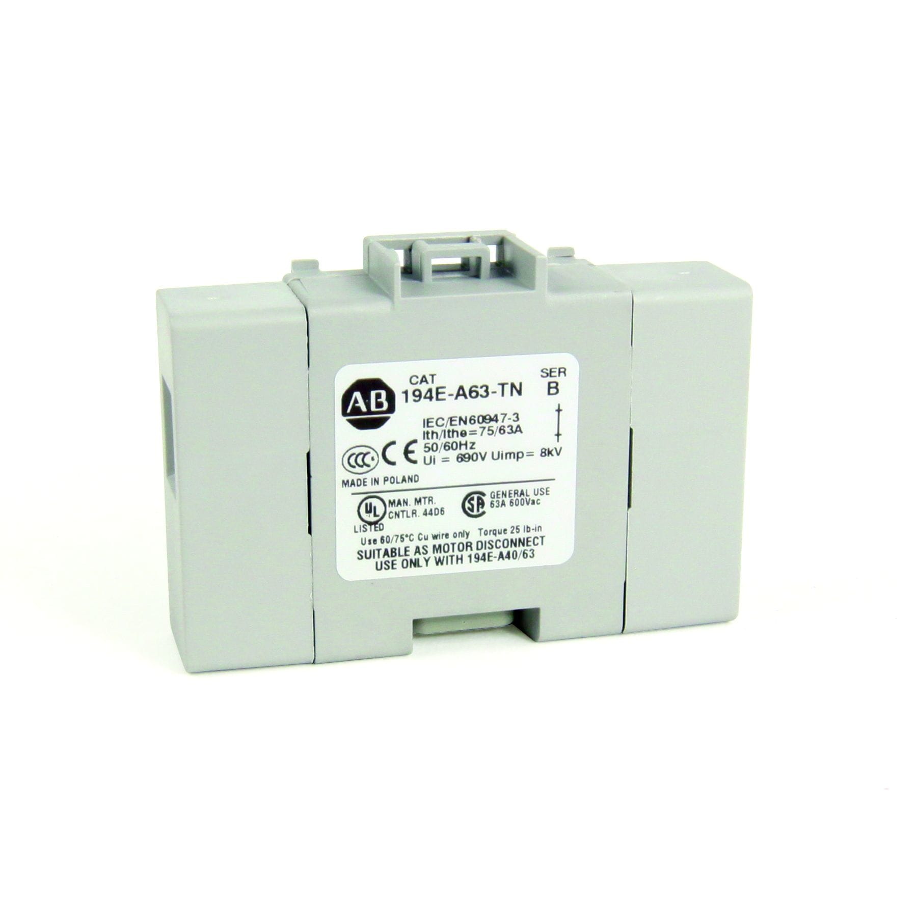 Allen-Bradley - 194E Neutral Terminal