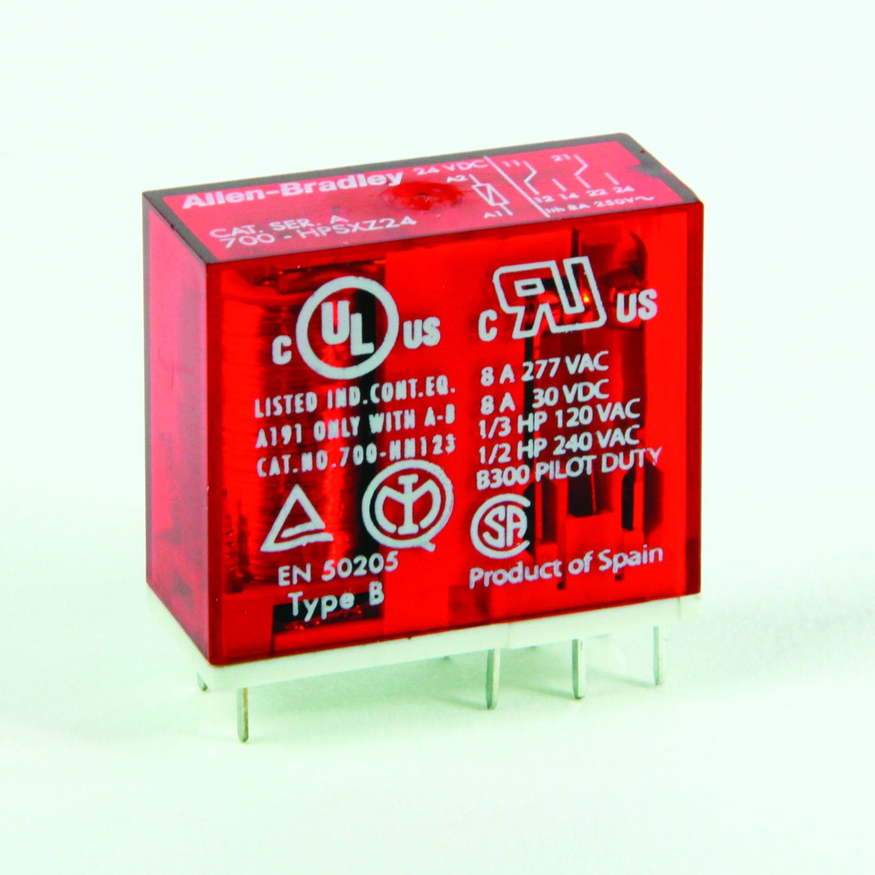 Allen-Bradley - 24V DPDT PCB Style 2 Pole Saf