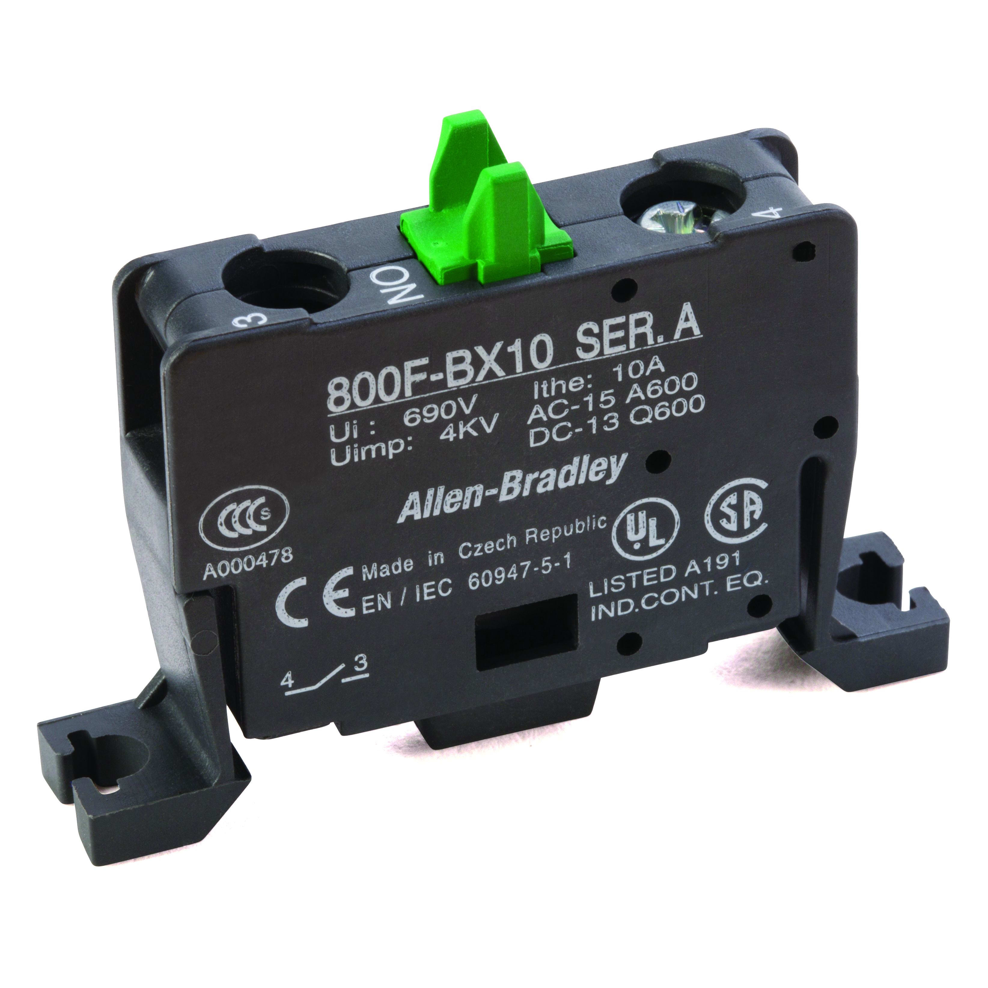Allen-Bradley - 22mm Contact Block 800F PB