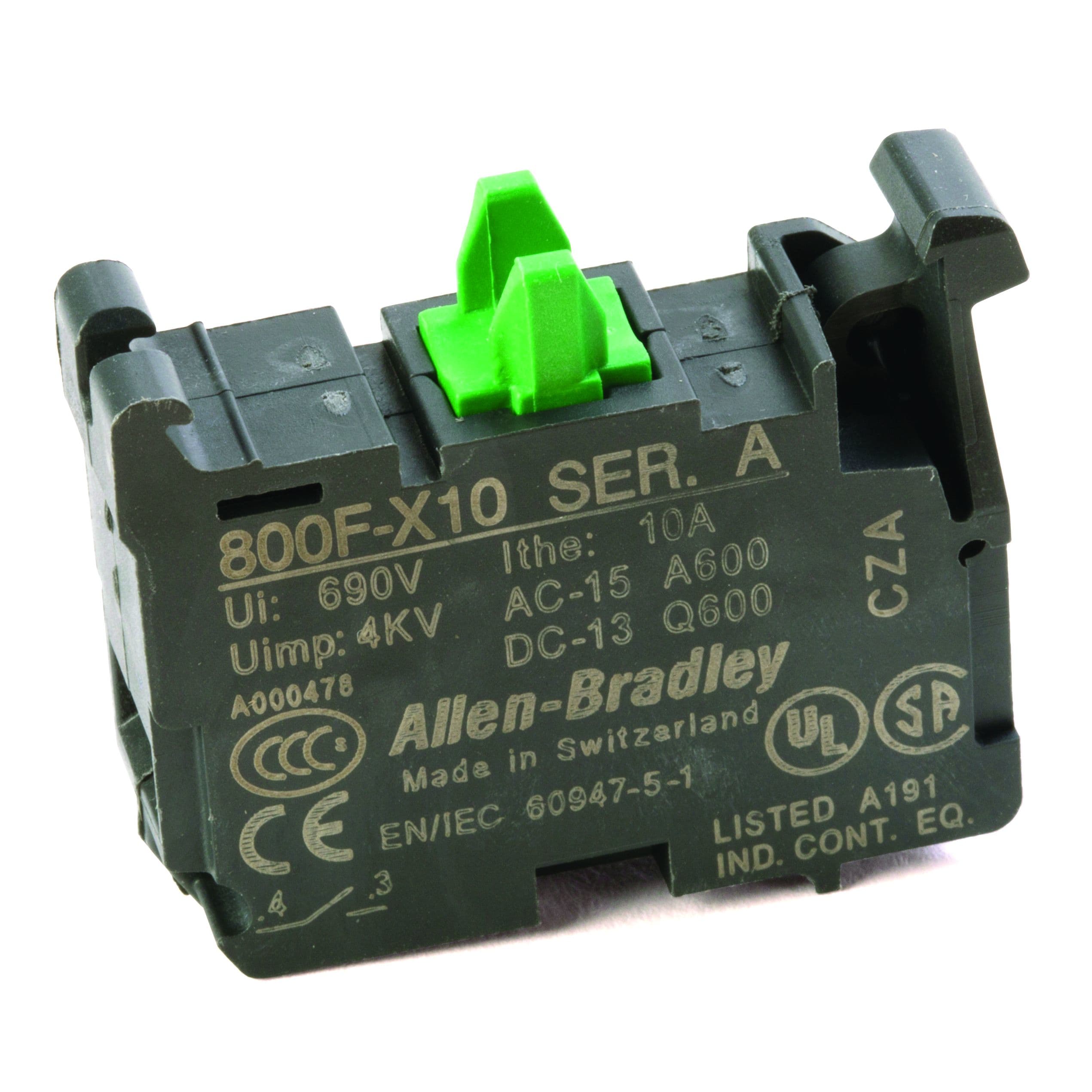 Allen-Bradley - 22 mm Contact Block 800F PB