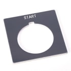 Allen-Bradley - 30mm 800H START Grey Legend Pl