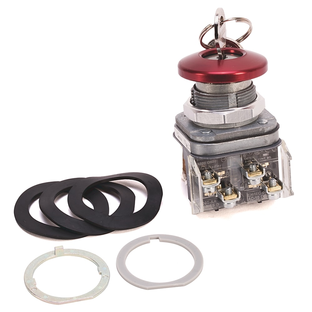 Allen-Bradley - 30 mm Cyl Lock Push-Button 800
