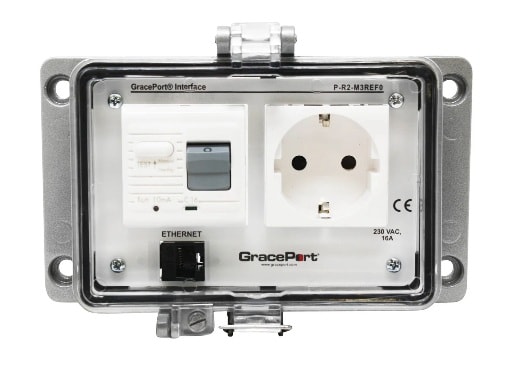 Grace Technologies - N12/4 Ethernet/Cont European GFCI Outlet