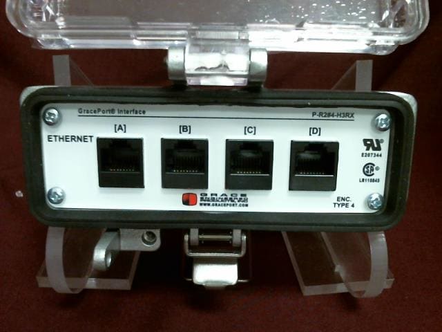 Grace Technologies - N12/4 10BaseT Bulkhead (4) (No-cable) No