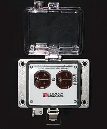 Grace Technologies - N12/4 panel mount, 120 VAC dup lex outle