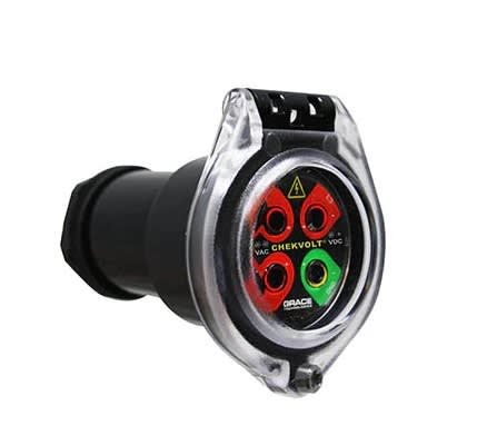 Grace Technologies - CHEK VOLT VERT.FLANGE LABEL AC APP.3WIRE