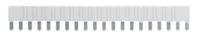 Allen-Bradley - Relay Socket 20 Way Gray Jumpe