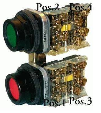 Allen-Bradley - 30mm Double Push Button 800T P