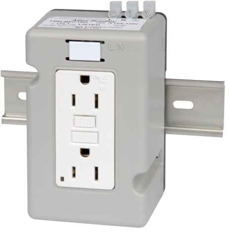 Allen-Bradley - "IEC GFCI Rcpt, 15A, Din Rail M"