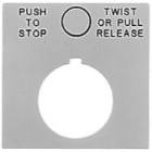 Allen-Bradley - 30mm 800H PUSH-TO-STOP/TWIST R