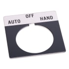 Allen-Bradley - 30mm 800T JOG Legend Plate