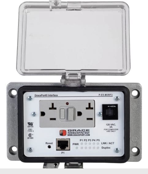 Grace Technologies - N12/4 Ethernetswitch GFCI/3 A CB