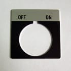 Allen-Bradley - 30mm 800T OFF-ON Legend Plate